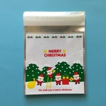 粘着シール付きOPP袋（サンタ/100×132mm/56枚）