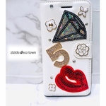 【ziziclo オリジナル】iPhone手帳型ケース 7/8 対応 リップとダイヤ