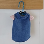 【完成品】犬服 フリルカットソー (ピンク)