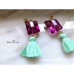 like a TOYピアス(mint tassel)