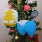 クリスマス オーナメント ミナペルホネン ハンドメイド