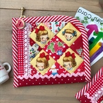 送料無料♡マーガレット&ソフィーコンパクト財布♡レッドB