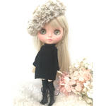 ブライスアウトフィット ふわふわベレー帽【ベージュミックス】