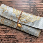 帯から作ったﾍﾟﾝｹｰｽ★金の華文がカッコいい★帯リメイク