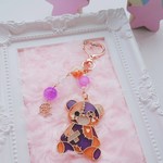 【最終お値下げ中✡送料込☆B品】ハロウィン♡くまちゃん♡キーホルダー♡バッグチャーム