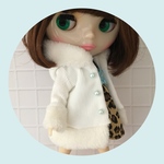 コーディロイ furコート♡White×white fur