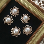 《6pcs》パールカボション 3