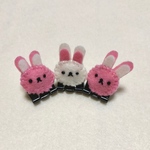 パクッと挟めるうさちゃんクリップ