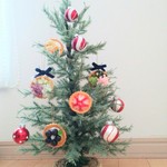 2way クリスマスの飾りに　お花いっぱいタルトのオーナメント＆ガーランド