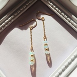 ✳︎14kgf✳︎オパールのロングピアス