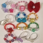 子供用 ビーズ アクセサリー 指輪 セット