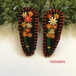 お花の刺繍ヘアピンセット