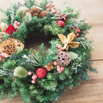 毎年飾れる クリスマスリース  