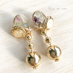 2way・フローライト×スターピアス