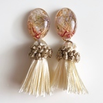 flower×tassel pierce