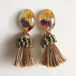 flower×tassel pierce