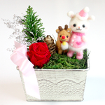 クリスマスうさぎとトナカイ2018〔コラボ作品〕