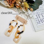 レオパードピアス◡̈⋆*チェーンピアス☺︎大ぶりピアス