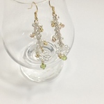 雪降るピアス〈イヤリング〉  金属アレルギー対応フック