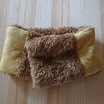 【送料無料】キッズもこもこネックウォーマー(マスタード ) 