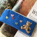💙🐻テディベアのペンケース🐻