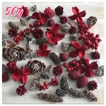 【再販30】50g  ミックスコーン  木ノ実   レッド&スノー