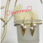 スターダストリーフピアス