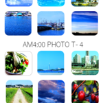 送料無料！透きとーる角丸の四角写真シール　その4