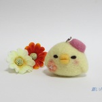 花とピヨちゃん（ストラップ）
