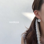 【earring】sherbet fringe glas