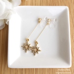 クリスマスを待ちわびて＊lucky star & crystal long earring