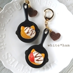 【20%ＯＦＦ】スキレットネコちゃんパンケーキのキーホルダー