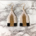 gold×Pearl fringepierce earring