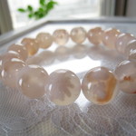 桜瑪瑙（チェリーブロッサムアゲート）ブレスレット　13ｍｍ