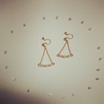 トライアングル イヤリング/ピアス
