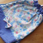 ★体操着袋＊メルヘンバタフライが可愛い☆ブルー★
