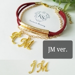 🐥No.042 【JM】イニシャルブレスレット 