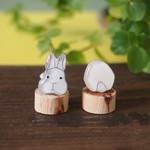  ウサギ ピアス・イヤリング｜okao to oshiri 