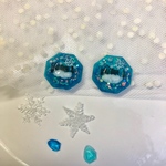 冬の街並みのイヤリングorピアス（ギフトラッピング可）