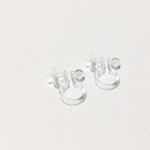 (100個) 樹脂ノンホールピアス (一側芯立)