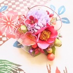 *＊Kazariya*＊花日和.。＊。美しい和椿のコサージュ。*