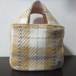 尾州ウールのトートバック　イエロー