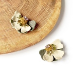 leather_flower レザー 革 フラワー 金属アレルギー対応