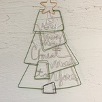ワイヤーアート クリスマスツリー