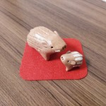 迎春飾り ほっこりいのしし親子 長寿の願いを込めて