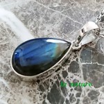 《一点もの》silver925  大粒ラブラドライトAAA ネックレス(No.3)