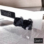 【CleaR ICE earring 黒の氷】