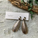 チタンポスト大ぶりシルバーピアス