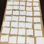 かわいいミニメッセージカード④②