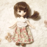 花柄ｼﾝﾌﾟﾙ　ロングスカート